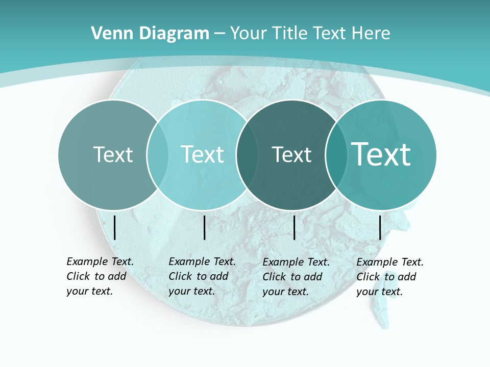 Macro Color Isolated On White PowerPoint Template