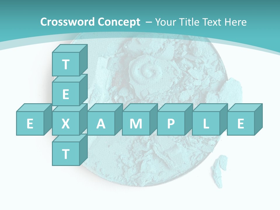 Macro Color Isolated On White PowerPoint Template