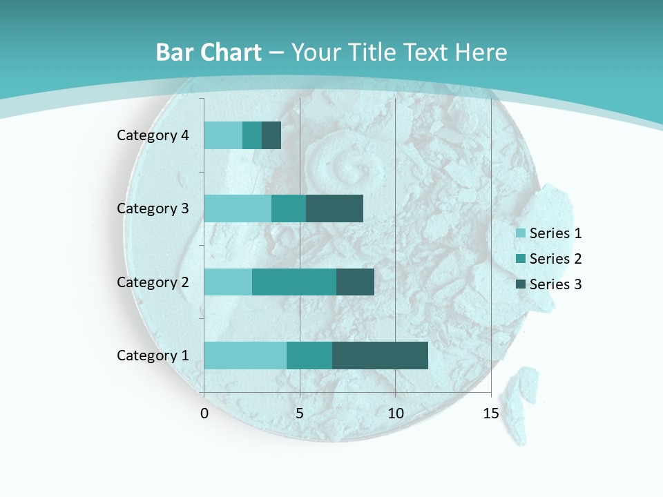 Macro Color Isolated On White PowerPoint Template