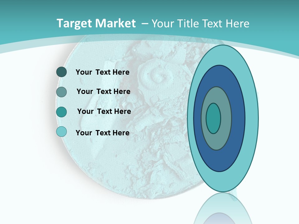 Macro Color Isolated On White PowerPoint Template