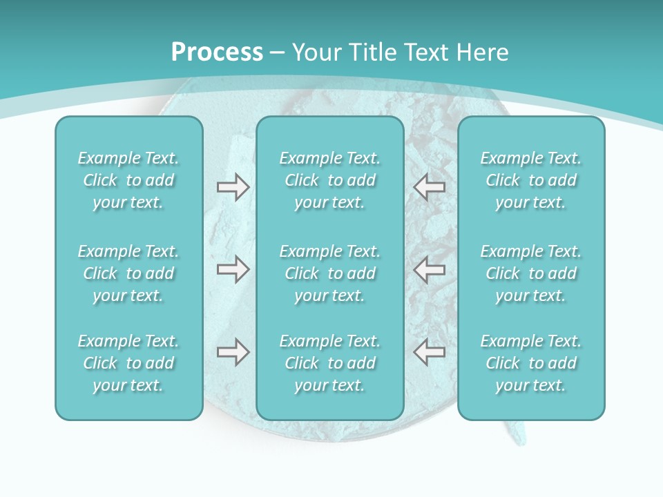 Macro Color Isolated On White PowerPoint Template