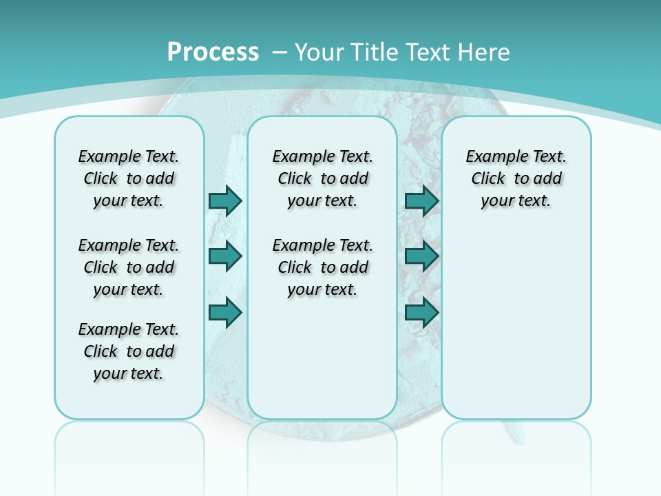 Macro Color Isolated On White PowerPoint Template