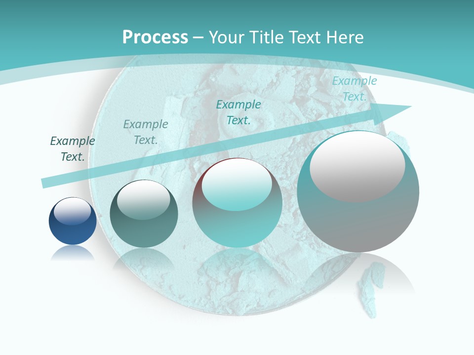 Macro Color Isolated On White PowerPoint Template