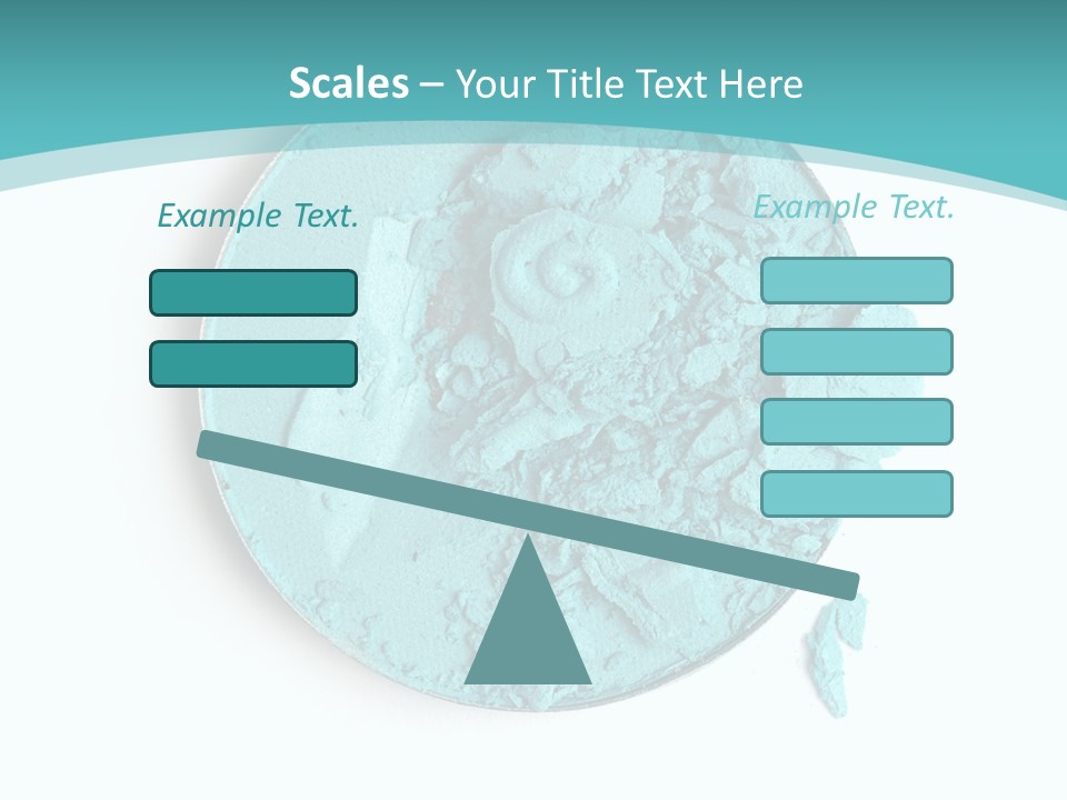 Macro Color Isolated On White PowerPoint Template