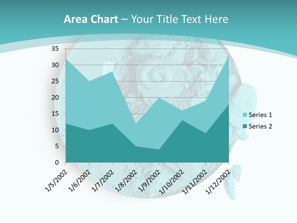 Macro Color Isolated On White PowerPoint Template