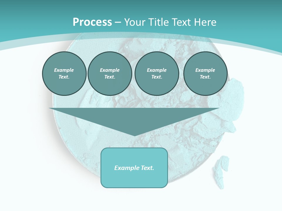 Macro Color Isolated On White PowerPoint Template