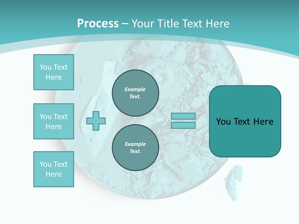 Macro Color Isolated On White PowerPoint Template