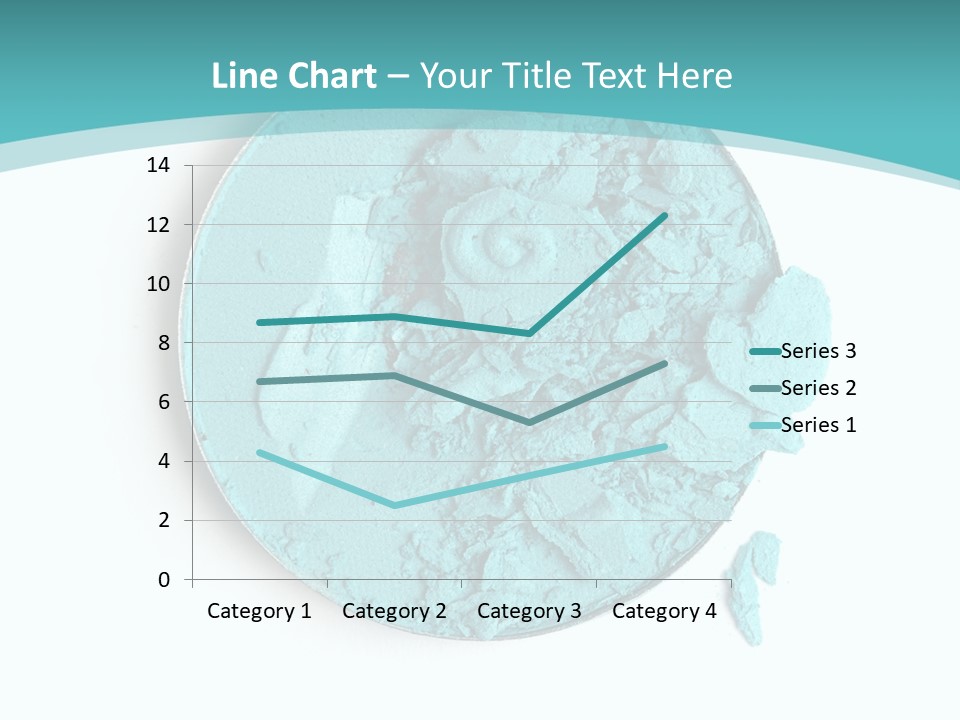 Macro Color Isolated On White PowerPoint Template
