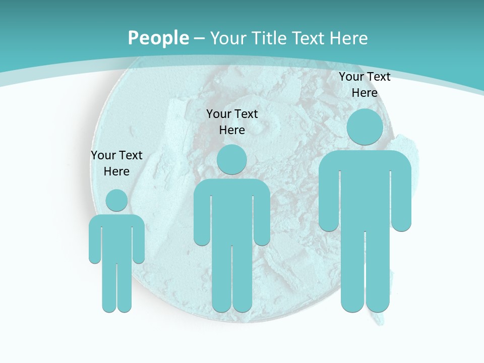 Macro Color Isolated On White PowerPoint Template