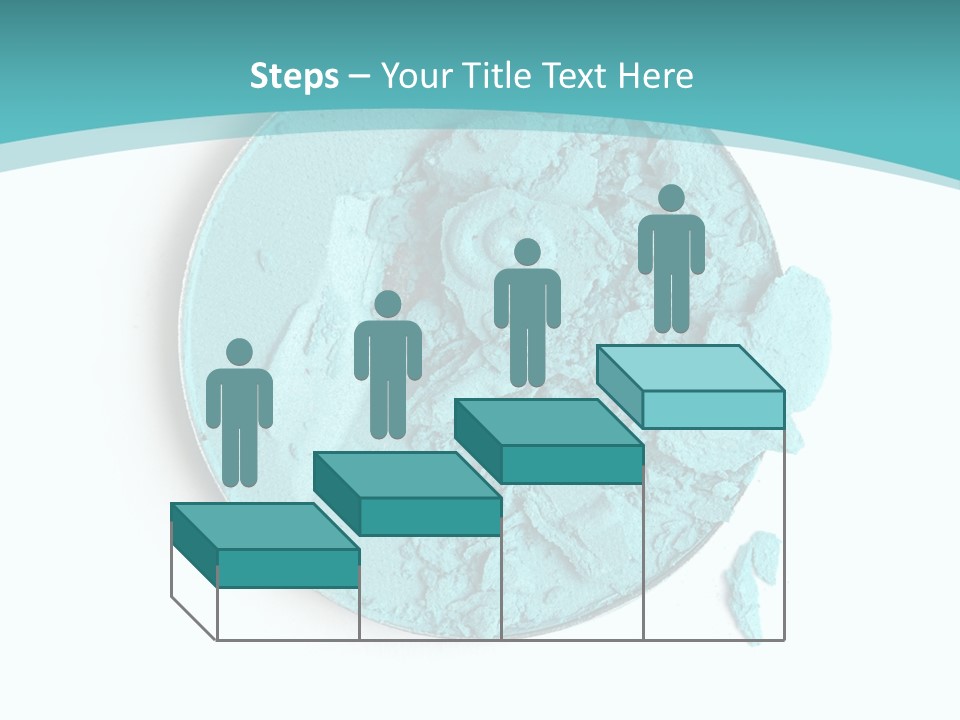 Macro Color Isolated On White PowerPoint Template