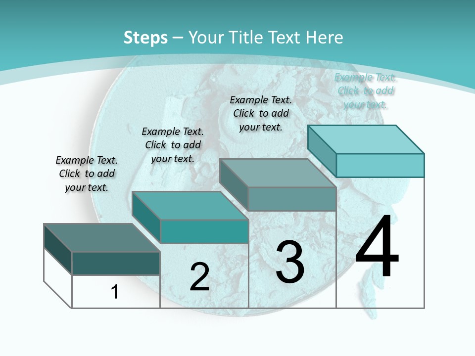 Macro Color Isolated On White PowerPoint Template