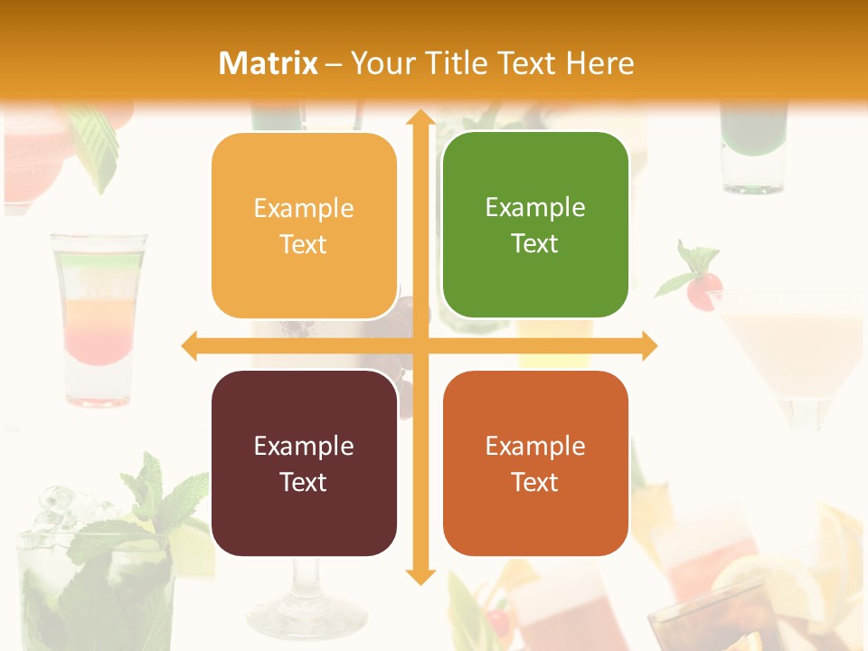 Red Leaf Green PowerPoint Template