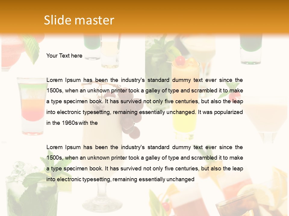 Red Leaf Green PowerPoint Template