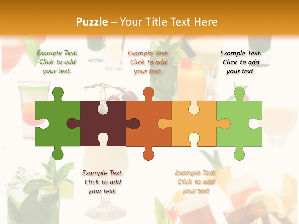 Red Leaf Green PowerPoint Template