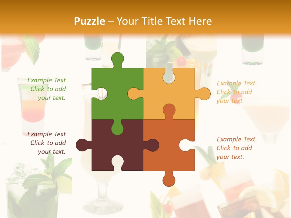 Red Leaf Green PowerPoint Template