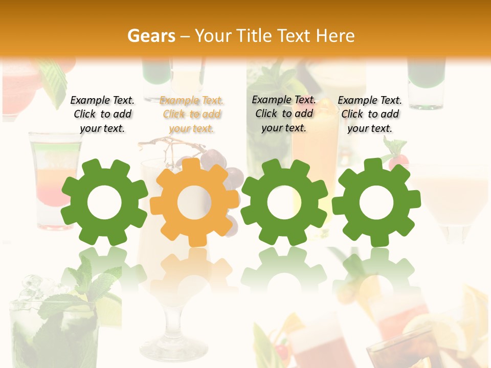 Red Leaf Green PowerPoint Template