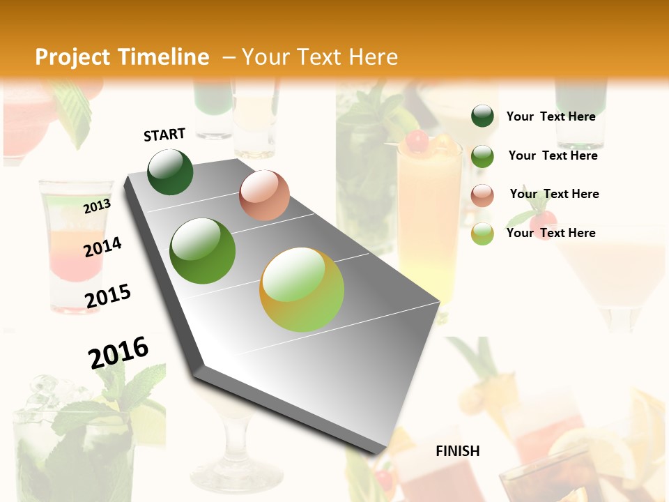 Red Leaf Green PowerPoint Template