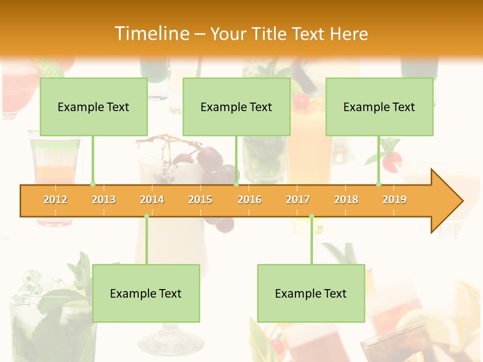 Red Leaf Green PowerPoint Template