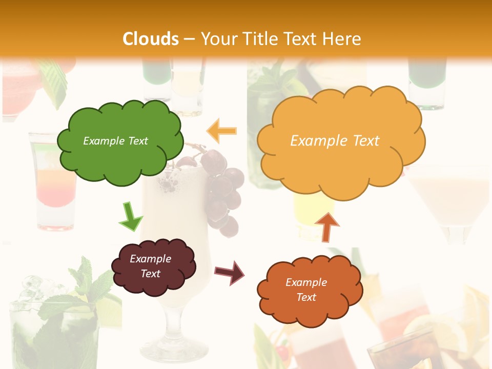 Red Leaf Green PowerPoint Template