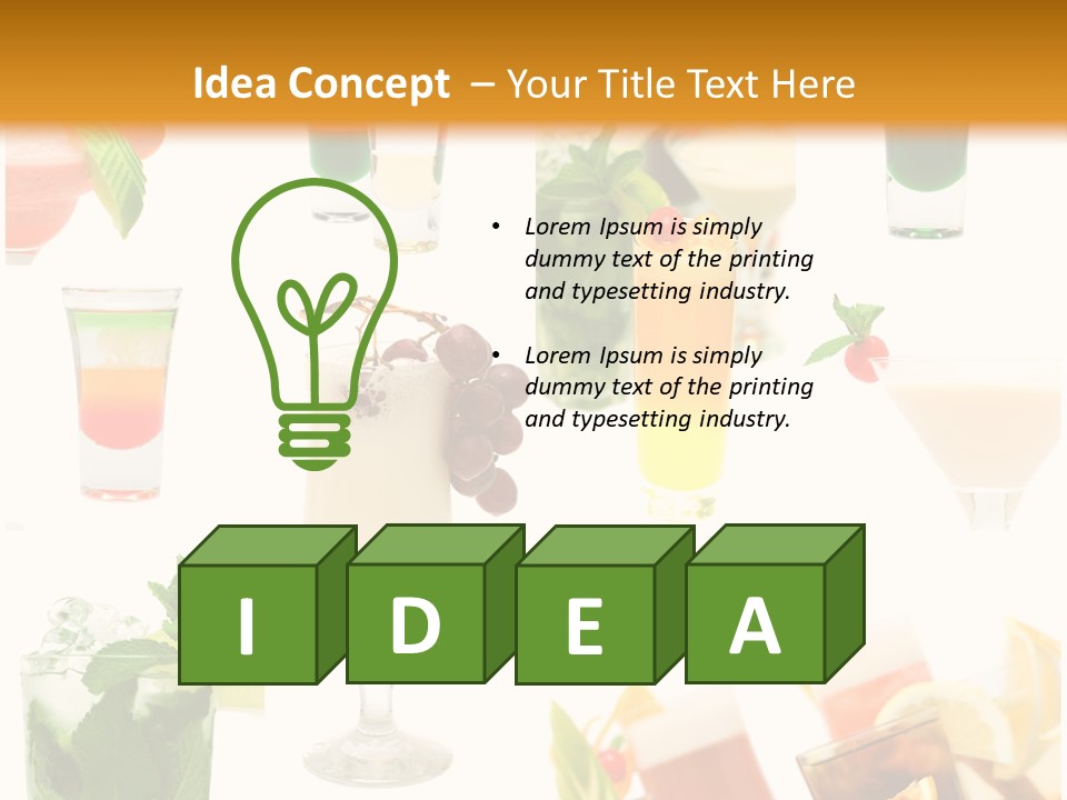 Red Leaf Green PowerPoint Template