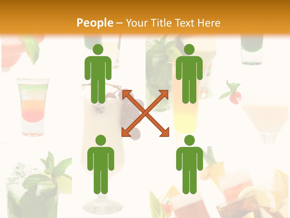 Red Leaf Green PowerPoint Template