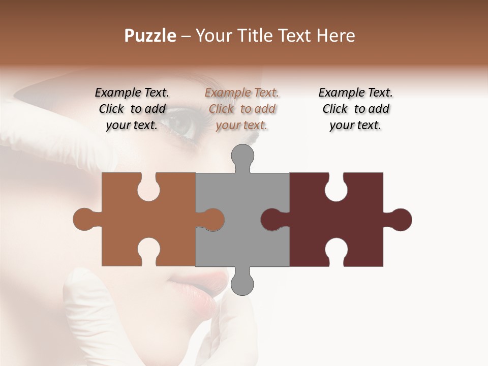 Neck Beauty Doctor PowerPoint Template