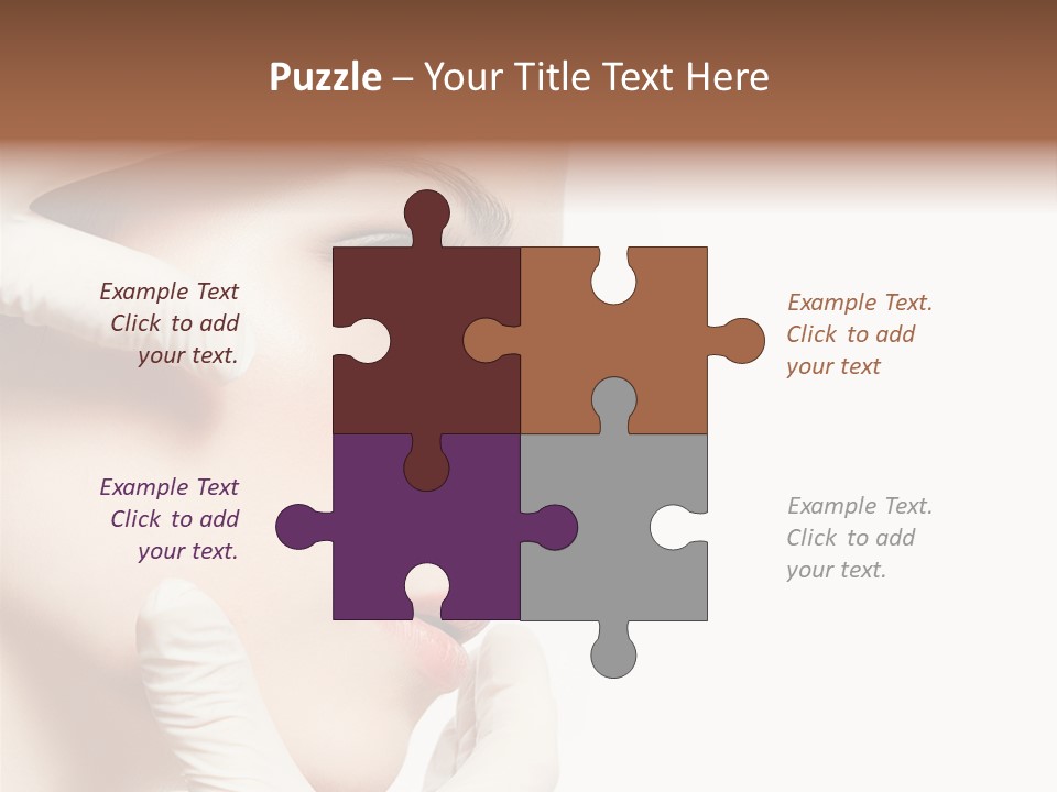 Neck Beauty Doctor PowerPoint Template