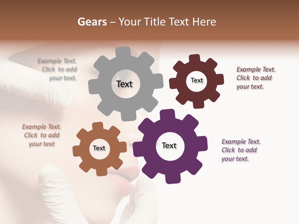 Neck Beauty Doctor PowerPoint Template