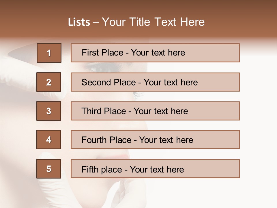 Neck Beauty Doctor PowerPoint Template
