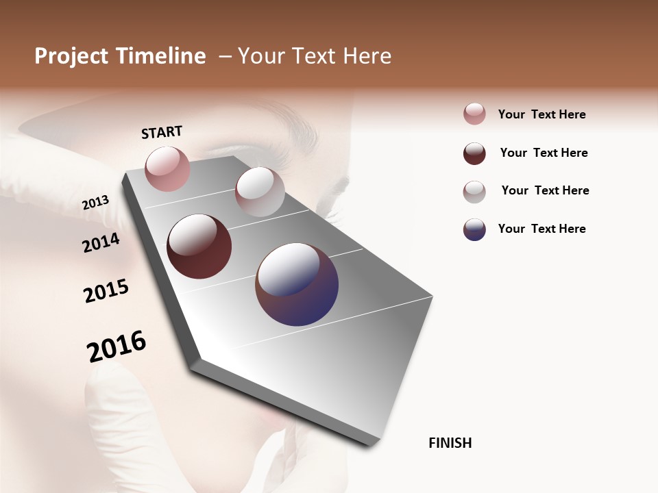 Neck Beauty Doctor PowerPoint Template