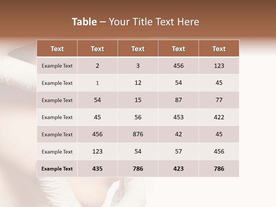 Neck Beauty Doctor PowerPoint Template