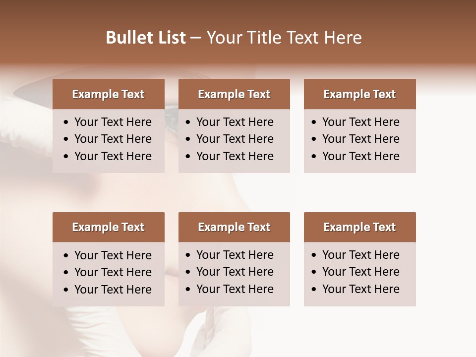 Neck Beauty Doctor PowerPoint Template