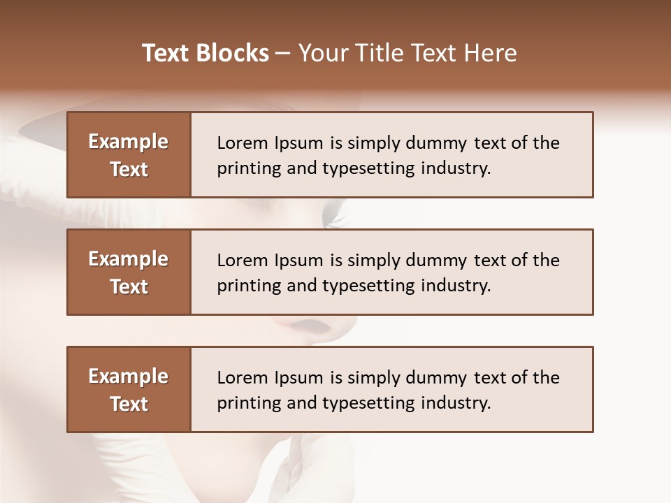 Neck Beauty Doctor PowerPoint Template