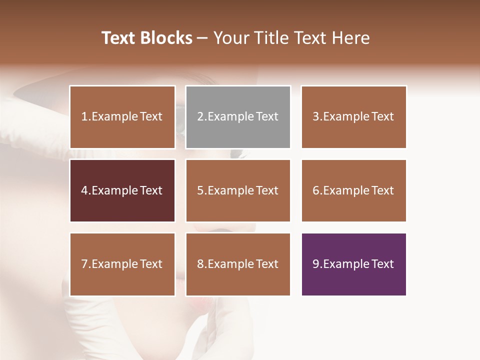 Neck Beauty Doctor PowerPoint Template