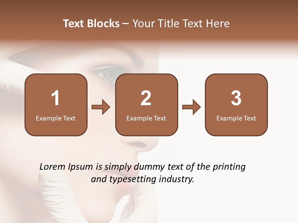 Neck Beauty Doctor PowerPoint Template