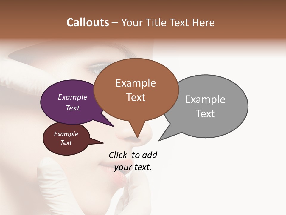 Neck Beauty Doctor PowerPoint Template