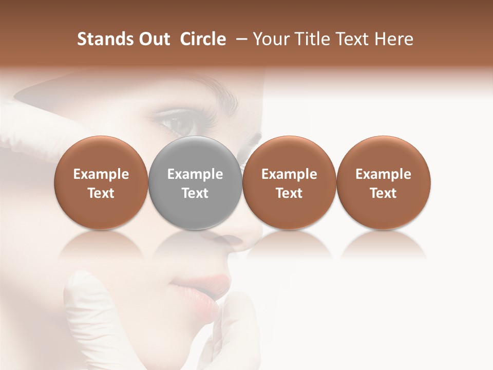 Neck Beauty Doctor PowerPoint Template