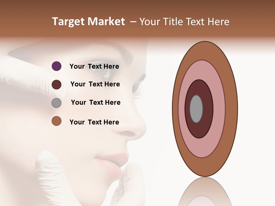 Neck Beauty Doctor PowerPoint Template