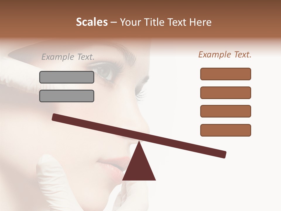 Neck Beauty Doctor PowerPoint Template