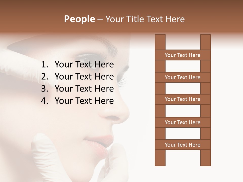 Neck Beauty Doctor PowerPoint Template