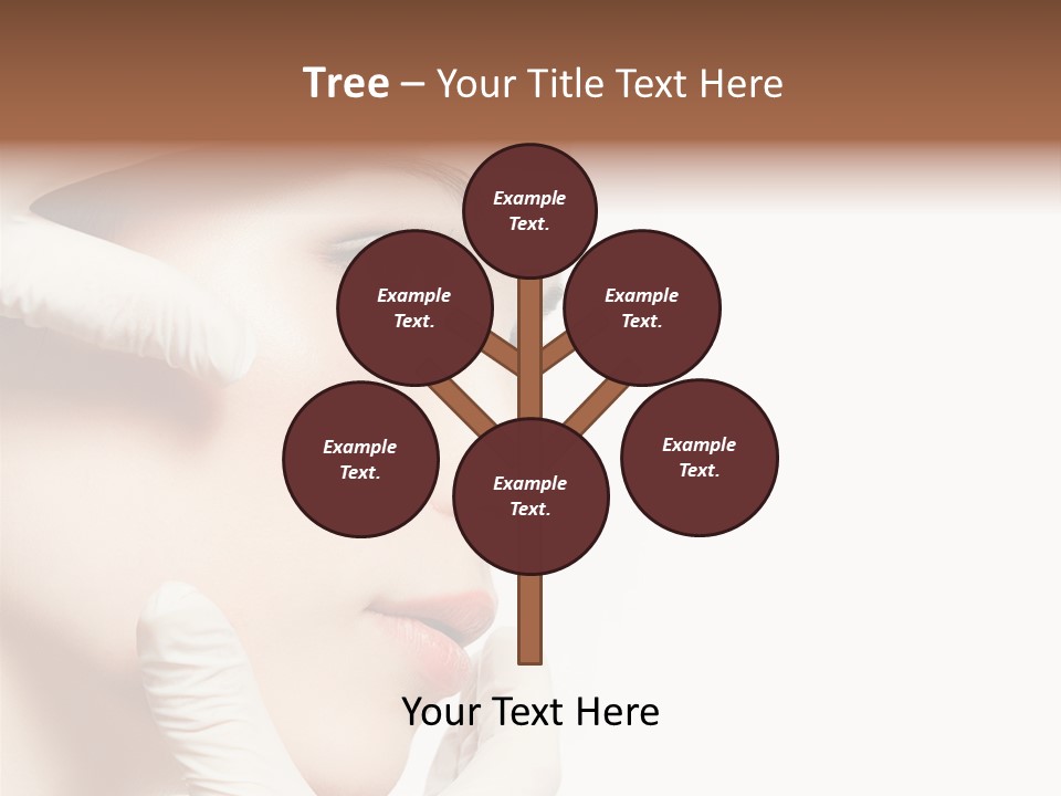 Neck Beauty Doctor PowerPoint Template
