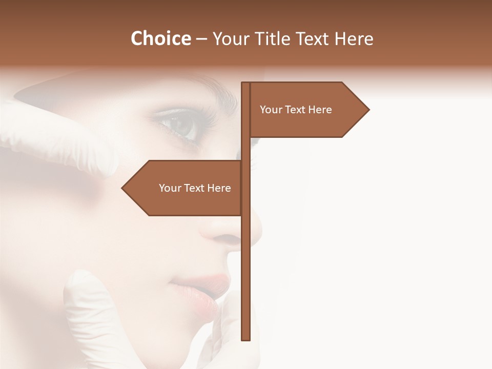 Neck Beauty Doctor PowerPoint Template
