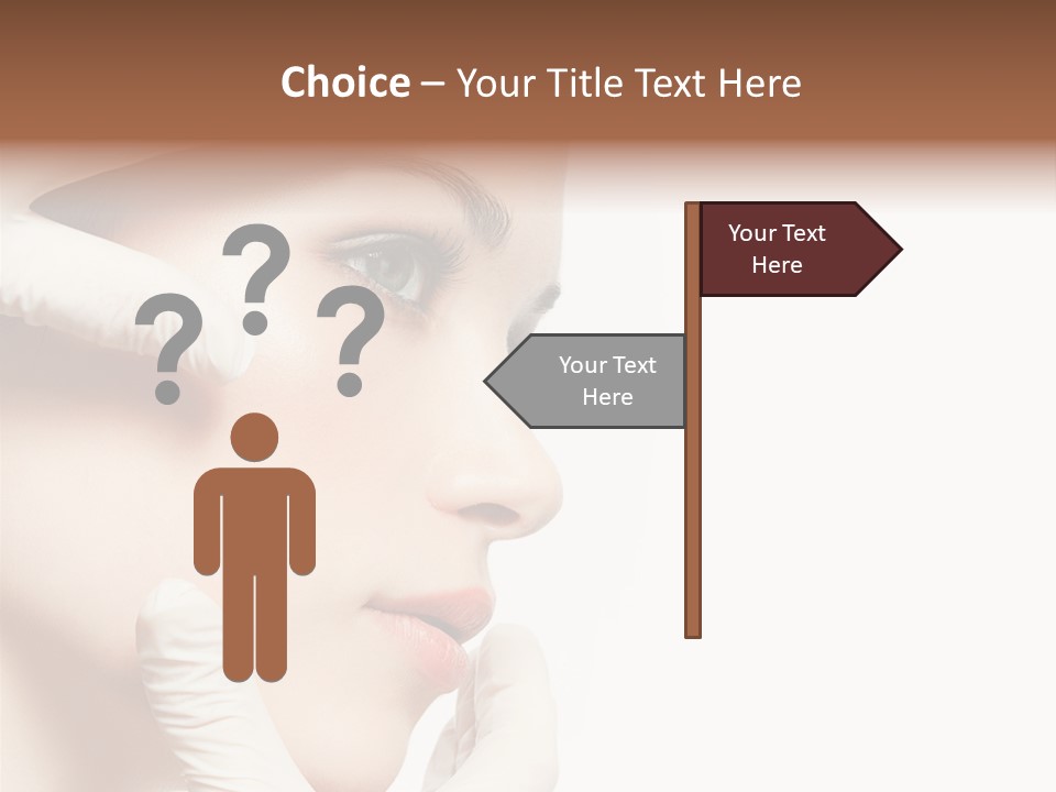 Neck Beauty Doctor PowerPoint Template