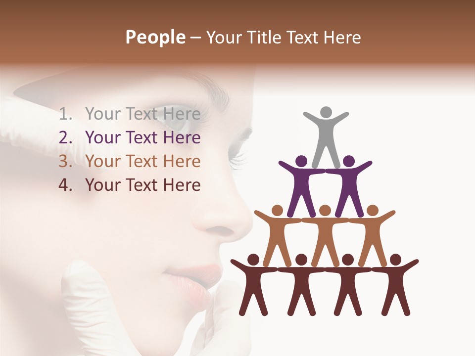 Neck Beauty Doctor PowerPoint Template