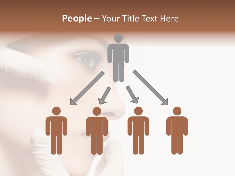 Neck Beauty Doctor PowerPoint Template