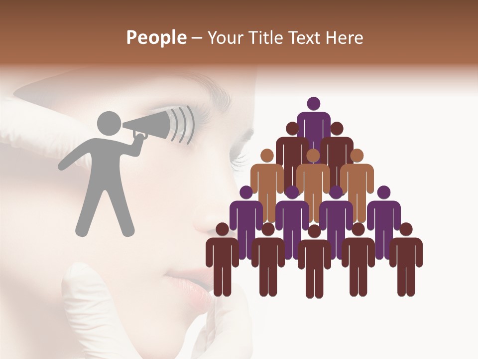 Neck Beauty Doctor PowerPoint Template