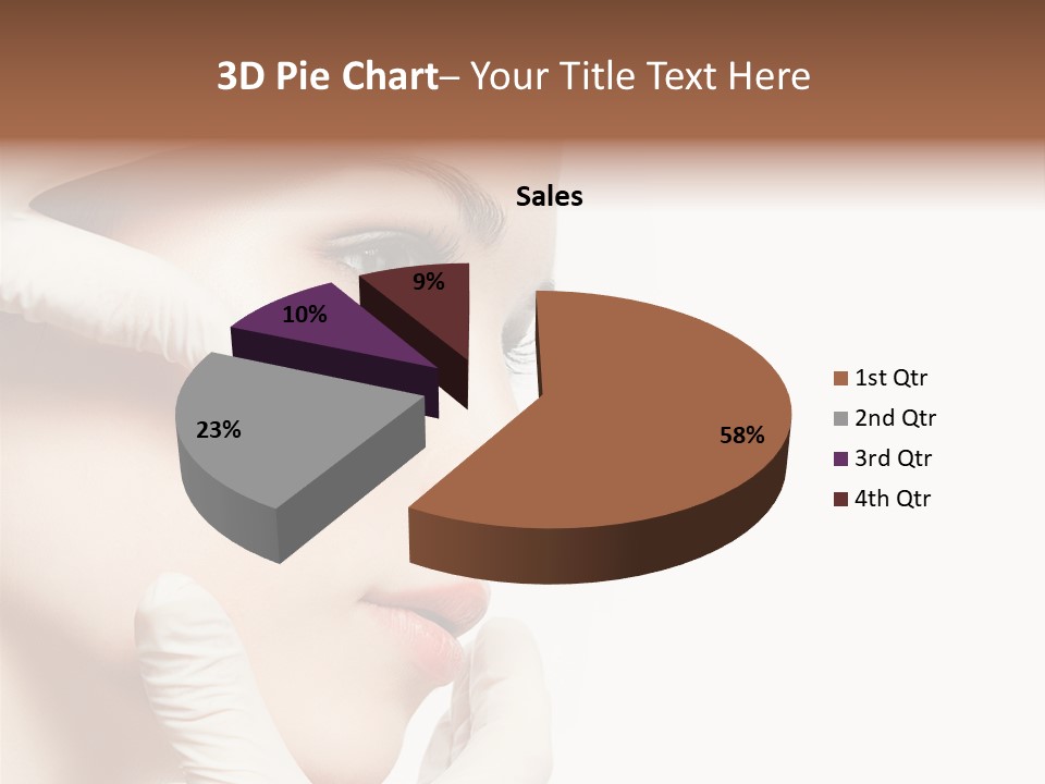 Neck Beauty Doctor PowerPoint Template