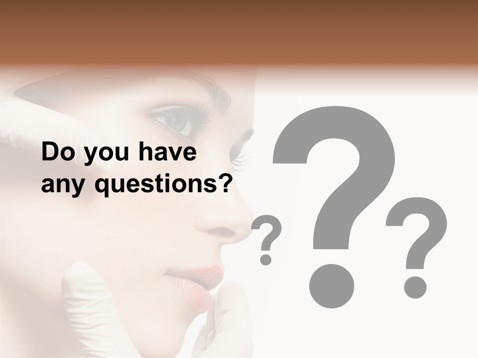 Neck Beauty Doctor PowerPoint Template