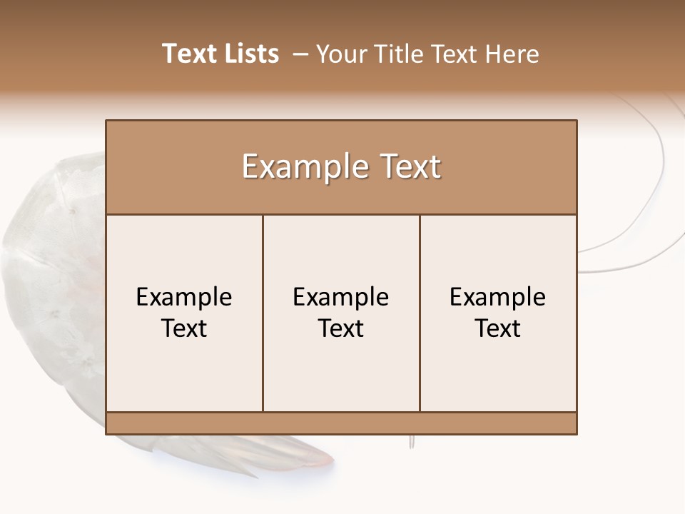 Background Shot White PowerPoint Template