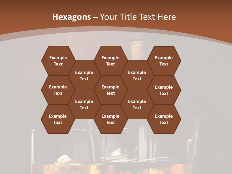 Dark Beverage Glossy PowerPoint Template